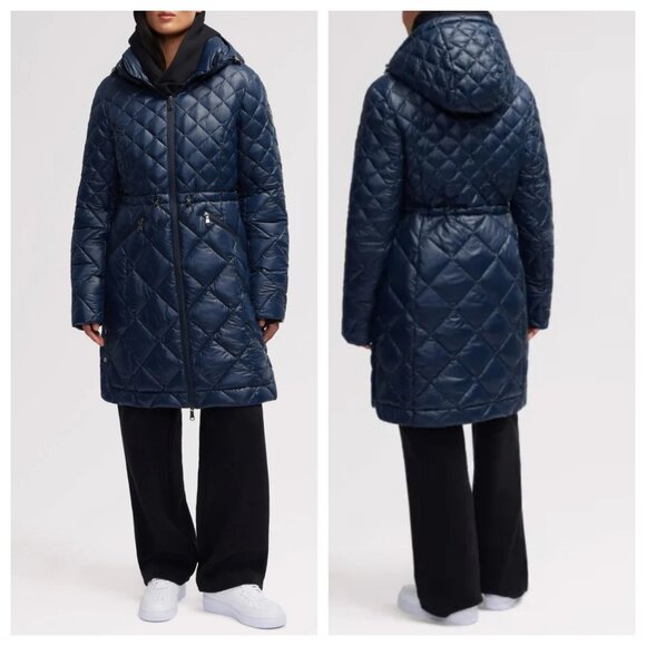 Pajar Halona Lightweight Mid-length Puffer Navy
